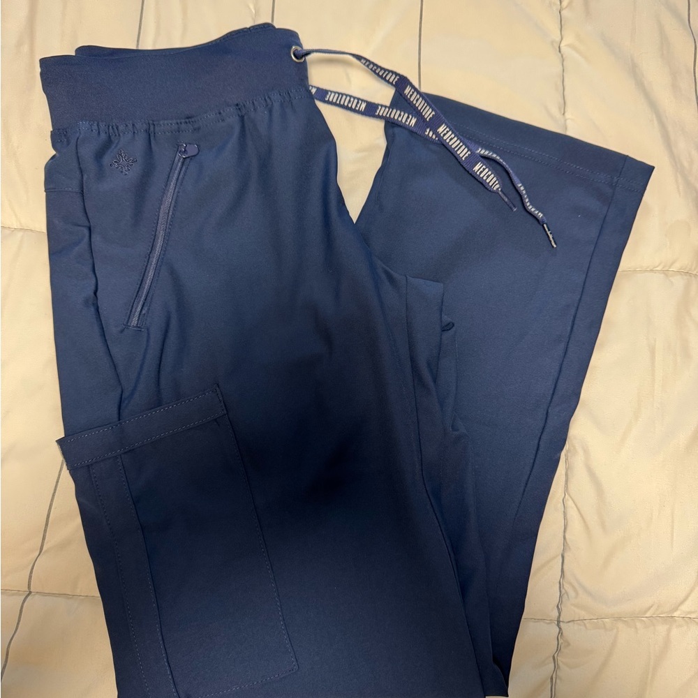 Med Couture Women's Navy Cargo Pants